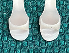 Vintage Barbie Pair of Light Pink Glitter High Heel Mule Open Toe Shoes - Japan — photo 2