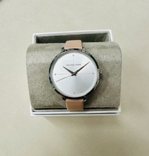 Michael Kors Charley MK2778 Women's Watch Pink Leather Silver Dial w/ Box