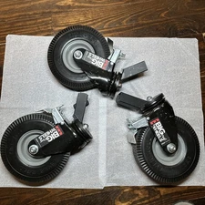 Matthews Big F'ing Combo Wheel (Set of three) - flat free for combo stands