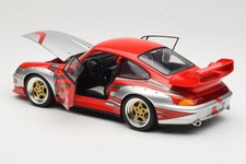 1997 PORSCHE 911 GT2 (993) METALLIC SILVER&RED  1:18  NIB