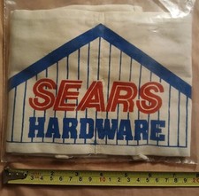Vintage Sears Hardware Tools Canvas Advertising Work Apron Handy Man Deadstock