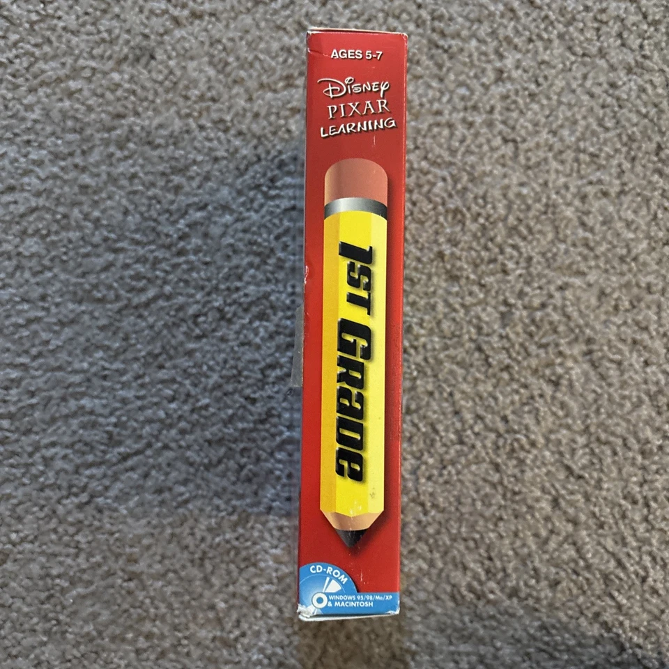 Disney Pixar Learning 1st Grade 2 Deluxe CD-ROM/MAC Set New Sealed Ages 5-7 - Image 4 of 4