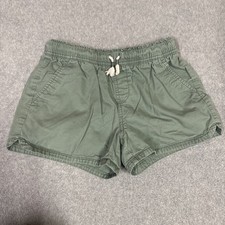 Gap Kids Girls' Cotton Pull-on Shorts In Olive Green. W/ Draw String Size XL 12