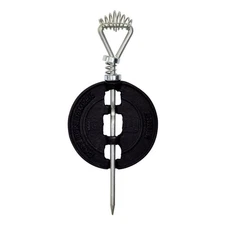 Imperial BM0242 Black Flue Cast Iron Damper 4 Dia. in. for Stove Pipe