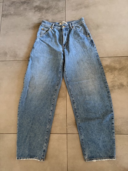 Darkpark Khris blue barrel leg jeans size 27