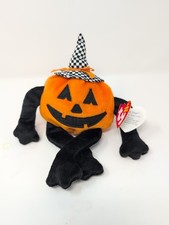 Ty Beanie Baby - TRICK R TREAT the Pumpkin 5.5 Inch MWMTs Stuffed Animal Toy