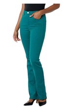 DG2 by DianeGilman VirtualStretch 3in1 Shapeshifter Bootcut Jean Green