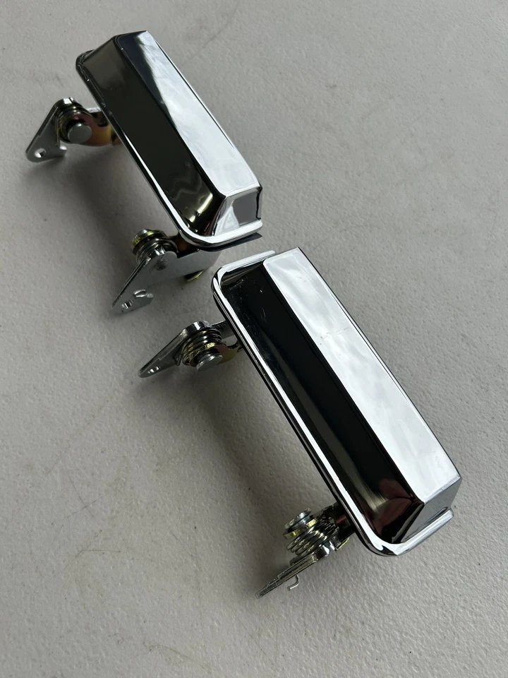 Dodge Charger 1973--1974 manijas de puerta cromadas lado del conductor y del paso nunca usadas Foto 3 de 4