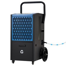 Dehumidifier 105 pt Commercial Large for Basement w/ Drain Hose Included
