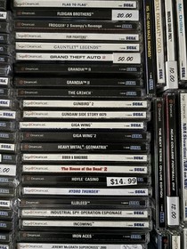 Sega Dreamcast Games Complete US Set 248/248 Games Cib Buy Collection At Once