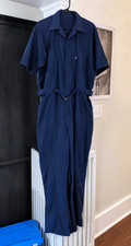American Classic Men's Short Sleeve Coveralls Navy Blue 46 Long