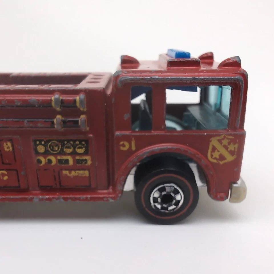 Vintage 1976 Hot Wheels Redline Fire Eater Vehicle Hong Kong Good Shape - Image 4 of 4
