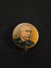 Admiral George Dewey 1898 Political Campaign Pinback Button