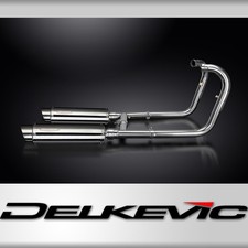 Kawasaki W650 W800 99-23 Echappement 2-2 Silencieux 350mm Rond Inox