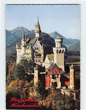 Postcard Neuschwanstein Castle Bavaria Germany