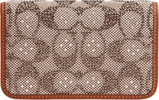 Crystal Signature Jacquard Essential Slim Card Case