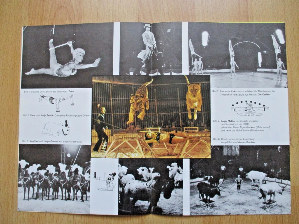 DDR 🎪 Zirkus BUSCH 🤹‍♂️ Programmheft 1988 - Bild 3 von 4