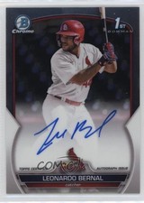 2023 Bowman Chrome Prospect Auto Leonardo Bernal #CPA-LB Auto 11qz