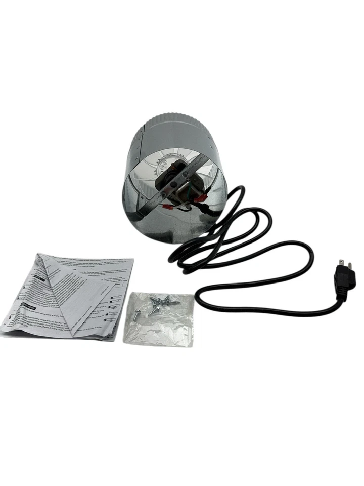 Ventilador de conducto Suncourt inductor con cable en línea de 6 pulgadas DB206C (OB) Foto 2 de 4