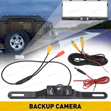 New Car Rear View Backup Parking Reverse Camera Back HD Vision Waterproof 7 LED