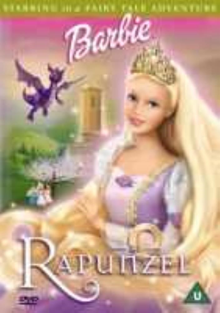 Barbie As Rapunzel DVD Children|Animated Feature Kelly Sheridan