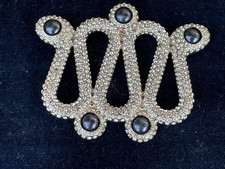 Karl Lagerfeld Swarovski Crystal Brooch – Vintage Designer Pendant