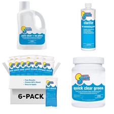 In The Swim Green to Clean Recovery Kit - Removes Algae for Clear Water, Weekly