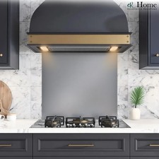eR Home Stainless Steel 1mm Thick Splashback for Kitchen With Brushed Finish