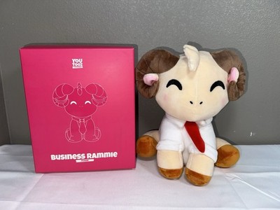NWOT Youtooz Schlatt Plush Business Rammie 9  Ram Stuffed Animal Toy W/ Box
