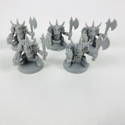 5x Warhammer 40k Space Ork Goff 2nd Edition Figuren Unbemalt GW Citadel 1993