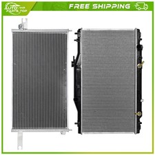 Aluminum Radiator And Ac Condenser Cooling Kit For 2002 2003 2004-2006 Acura Rsx