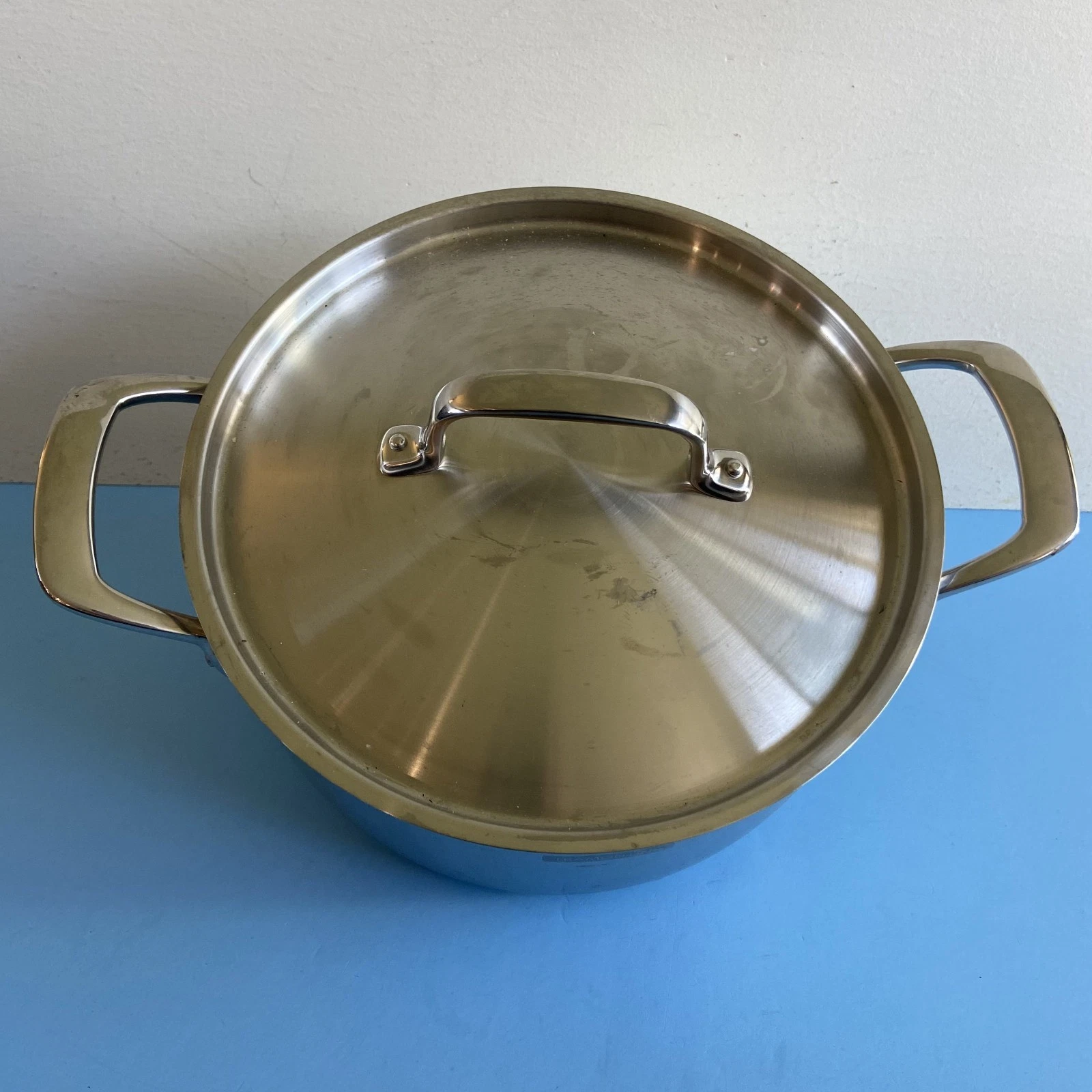 Tramontina Tri-Ply Clad Stainless Steel 5Qt. 4.7L Pot Induction Ready Dutch Oven