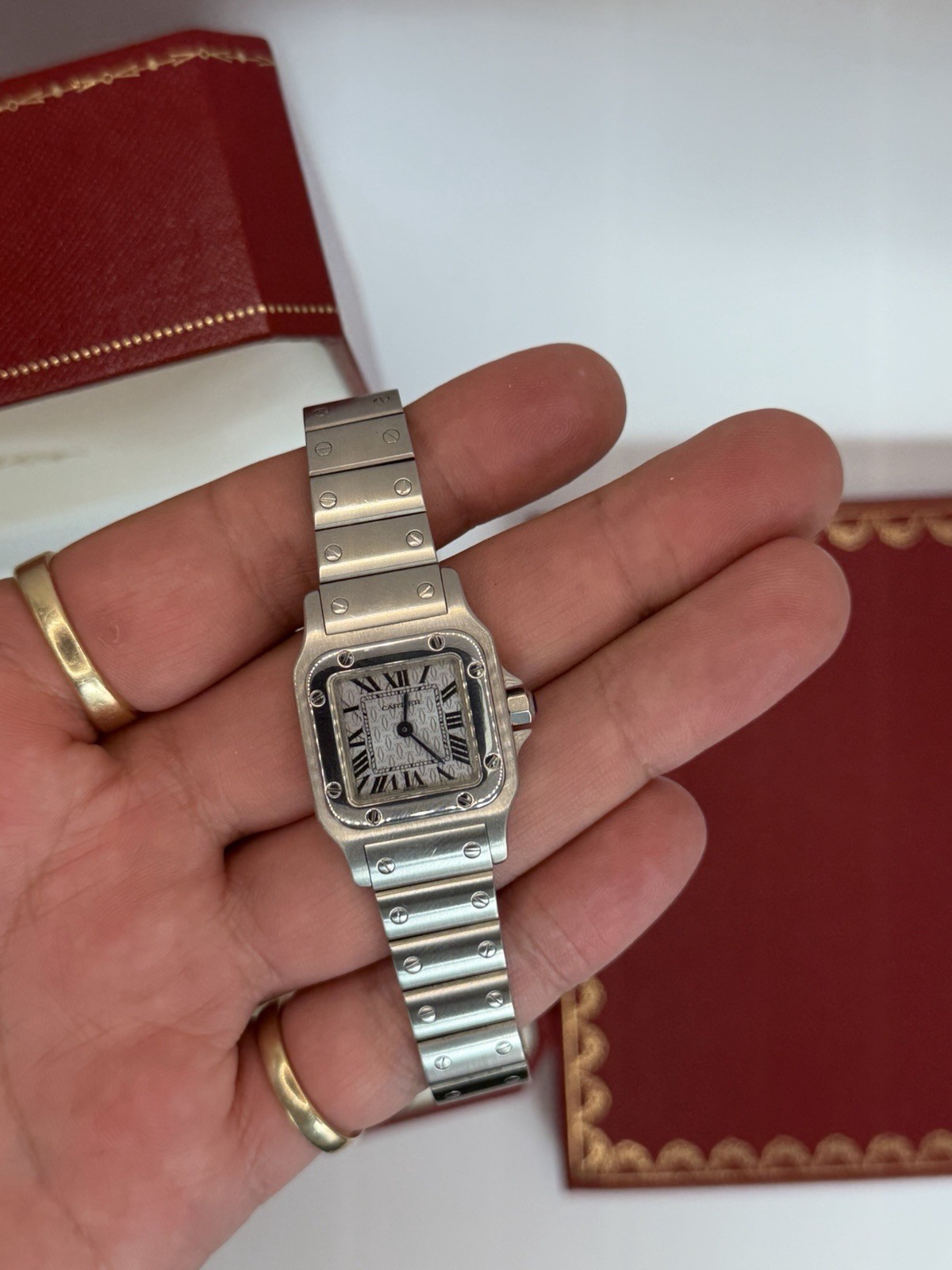 Cartier Santos Blue 1565
