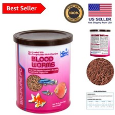 0.42-Ounce -Pure Blood Worms - Nutritious, Stress-Reducing Fish Food
