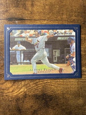 2007 UD Masterpieces Frame #38 Albert Pujols /75 St Louis Cardinals