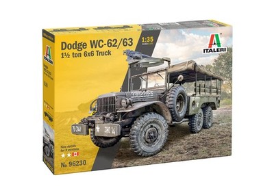 Italeri 96230 Dodge WC-62/63 1 1/2 ton 6x6 TRUCK 1:35 Bausatz
