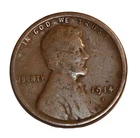 1914-S Lincoln Cent ~ VERY GOOD (VG) Condition ~  Small scratch on head !
