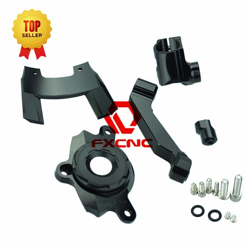 FXCNC Steering Damper Mounting Bracket Mount For Kawasaki Z1000 16 2017 18 2019 - Picture 8 of 9