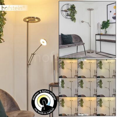 Dimmbare LED Lese Leuchten Boden Stand Steh Lampen Schlaf Zimmer Beleuchtung