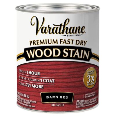 Varathane Barn Red Fast Dry Wood Stain One Coat Coverage Interior Projects
