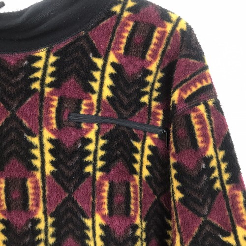 Vintage 90s The North Face Rage Pullover Fleece Jacket Adult L Mock Neck USA - Picture 3 of 11