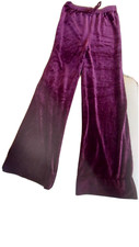 Plush Velvet Bell Bottoms Pants High Waist Flared Leg Boho Hippie Stretchy