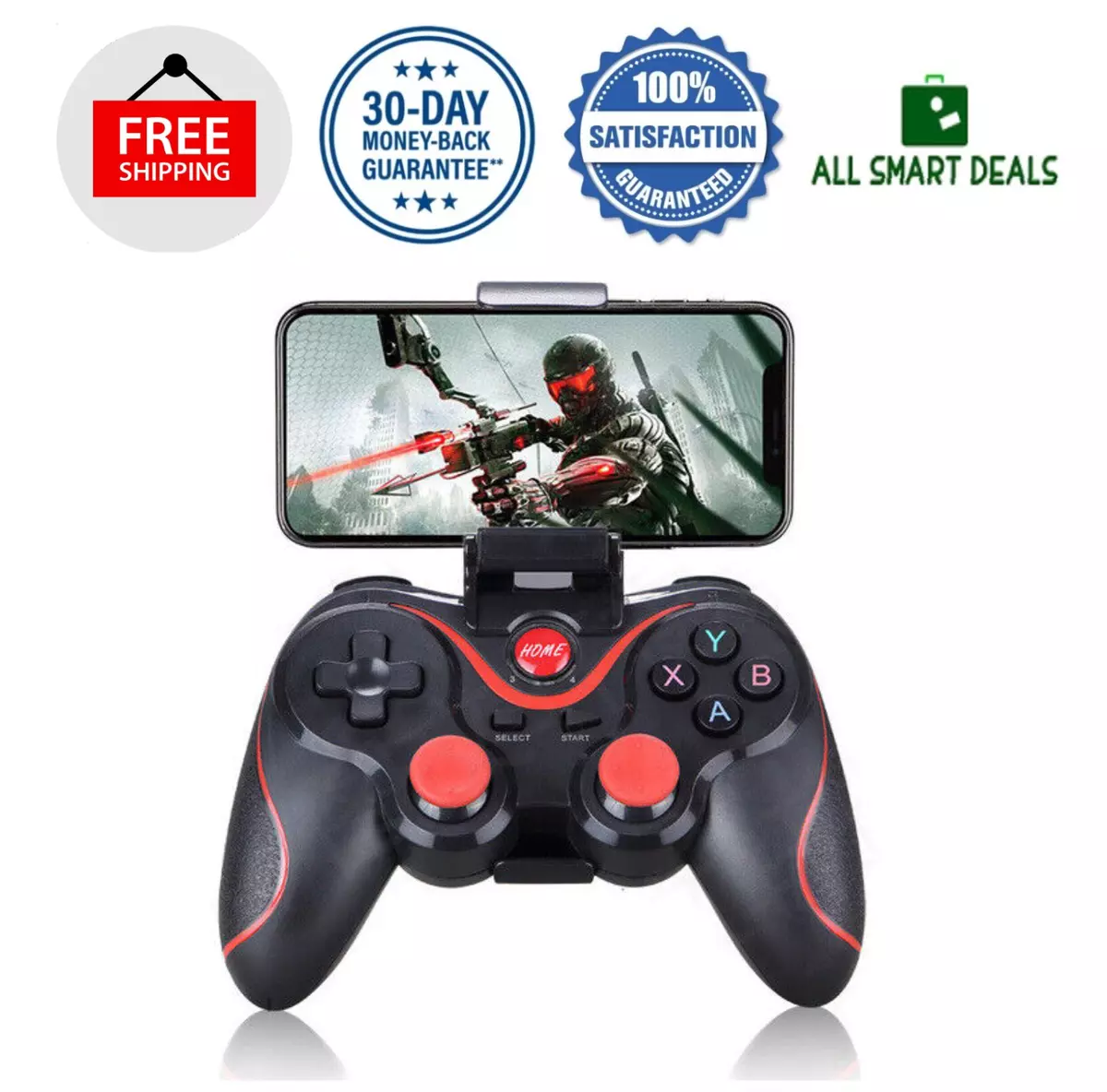 Controles Para Celular De Videojuegos Android Inalambrico Bluetooth  Recargable