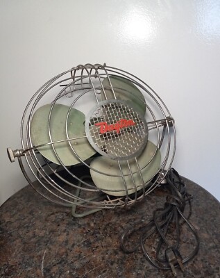 RARE! Vintage Dayton 10'' 1 Speed 3 Blade Table/Desk Fan(Works!)