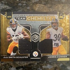 2020 Elements James Conner Juju Smith Schuster Dual Patch Team Chemistry