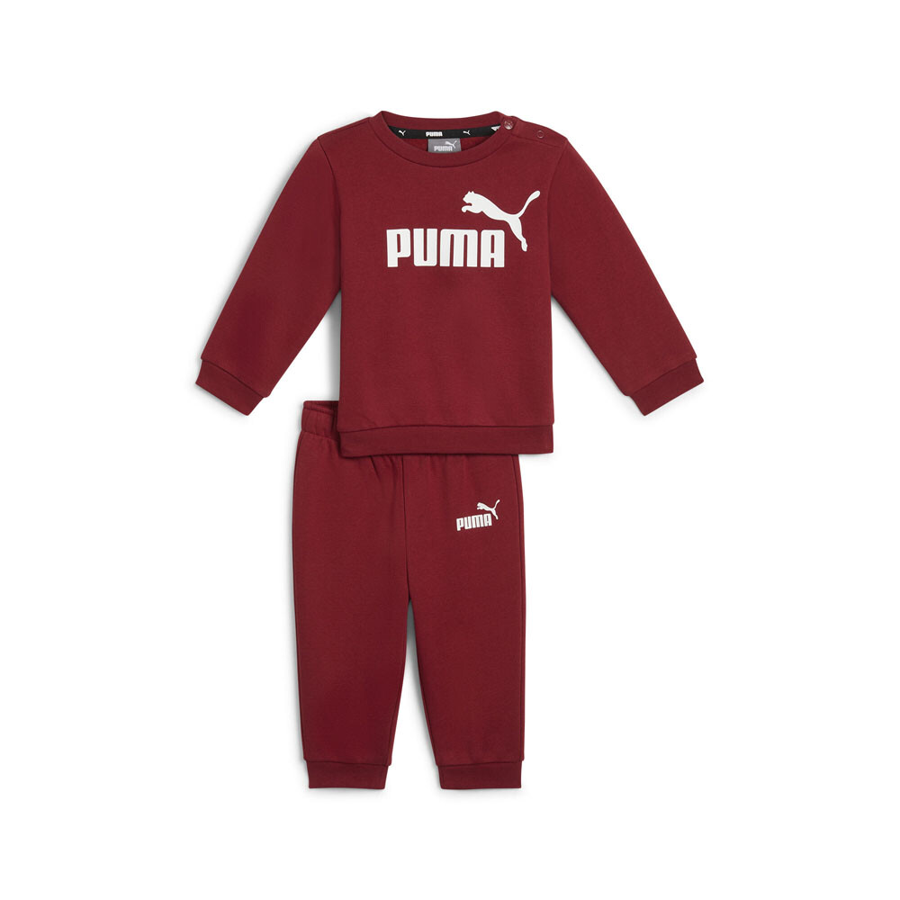 Комплект для бега трусцой Puma Minicats Essentials Crew для маленьких мальчиков, размер от 3 лет, Спортивная повседневная одежда 84