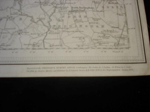 Antico Sondaggio Ordnance Mappa Vecchio Serie 2.5cm Eccezionale Driffield Wharam - Picture 6 of 7