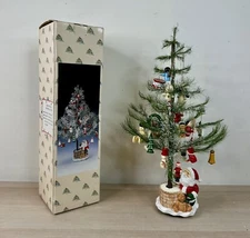 Vintage Holiday At Linens’n Things Revolving Musical Tree Wooden Ornaments WORKS