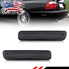 2X Smoked Rear Bumper Side Marker Lights For 94-97 Honda Accord & 92-96 Prelude