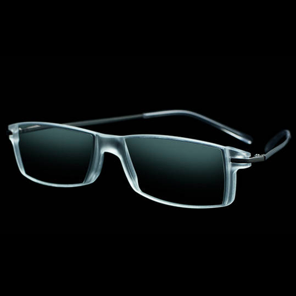 Diopter Eschenbach Mini Frame Progressive Reader Gun Metal